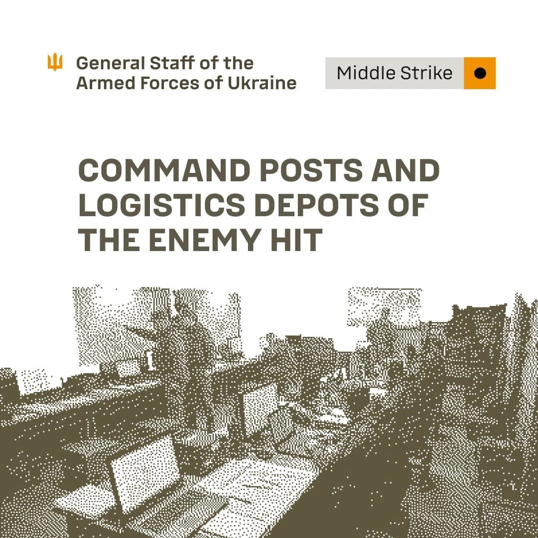 Command Posts and Logistics Depots of the Enemy Hit